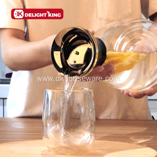 Glass Beverage Carafe for Juice